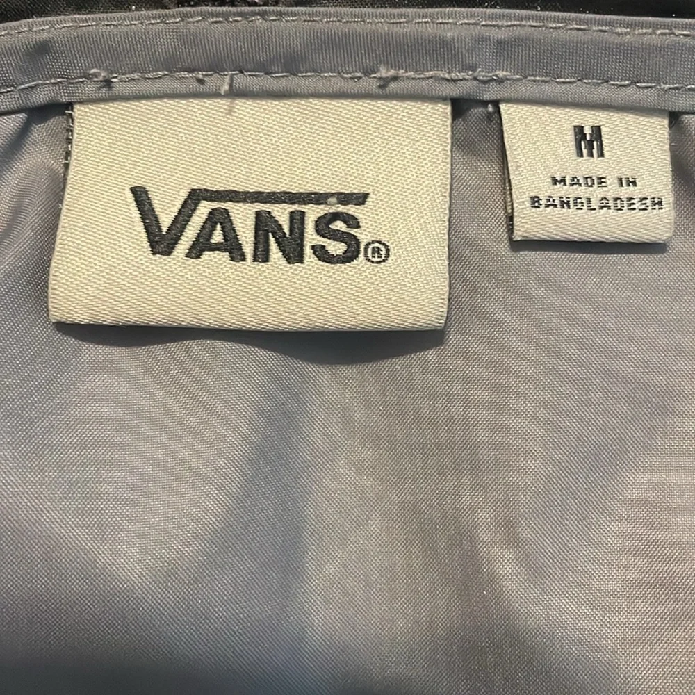 Vans Men’s Grey/Black Quarter Zip Pullover Hoodie - Picture 3 of 4